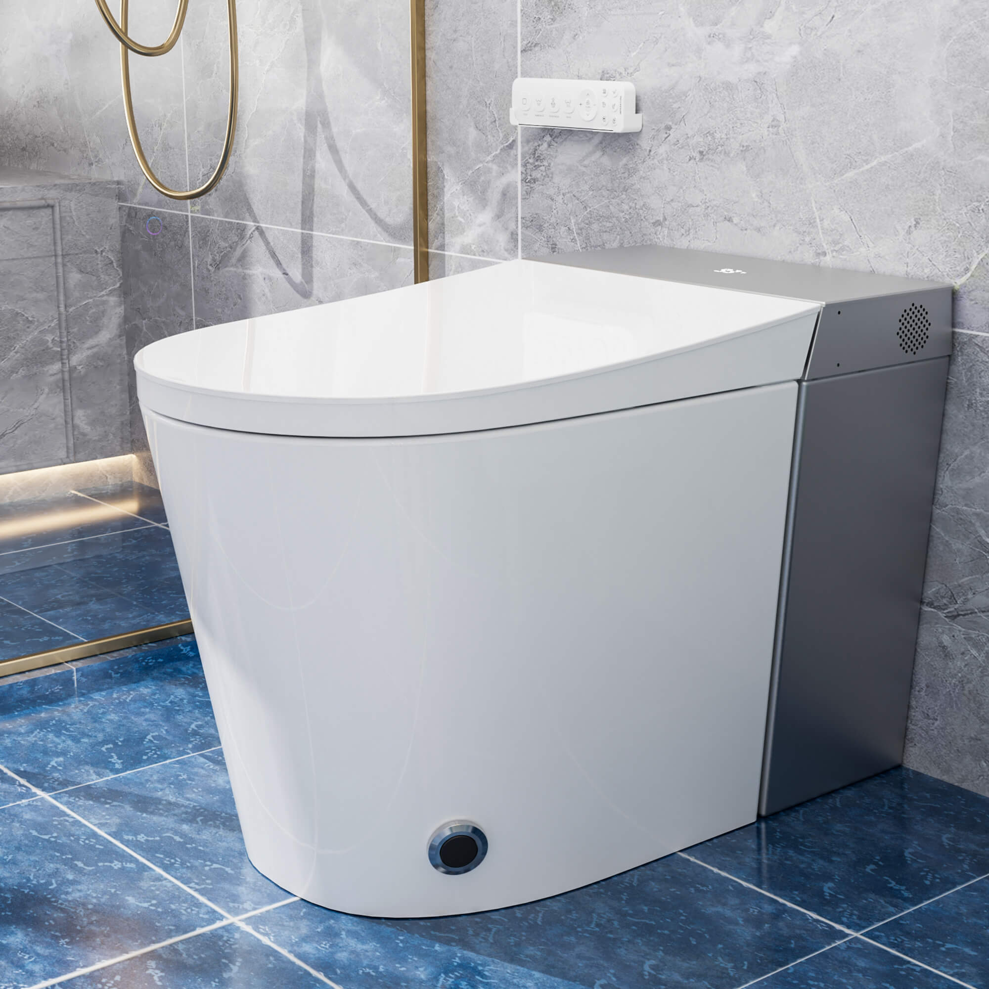 ARRISEA Smart Bidet Toilet Built-in Music and Heat Bidet Seat CG750