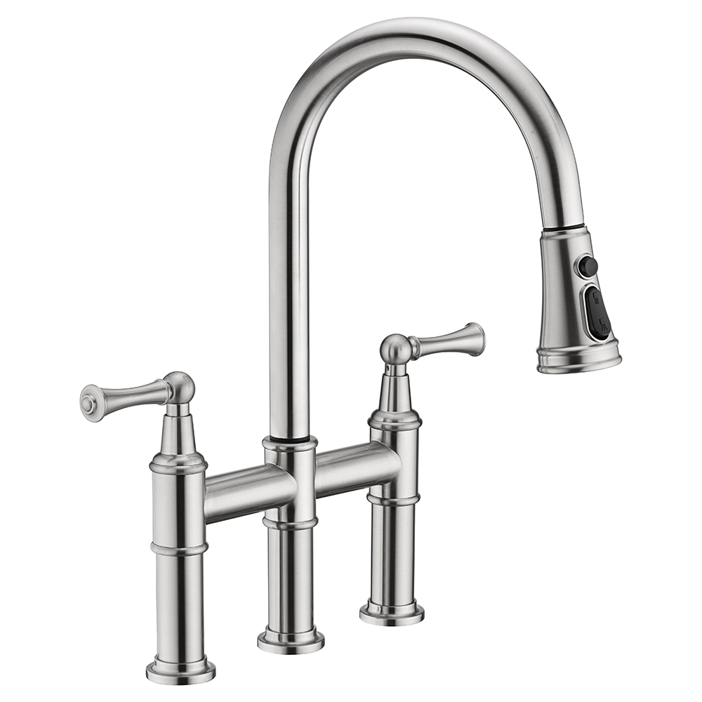 CF-15082 Nickel Pull Down Kitchen Faucet-Arrisea