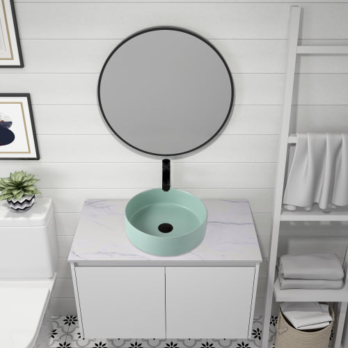Ceramic Circular Vessel Bathroom Sink Art Sink-Arrisea