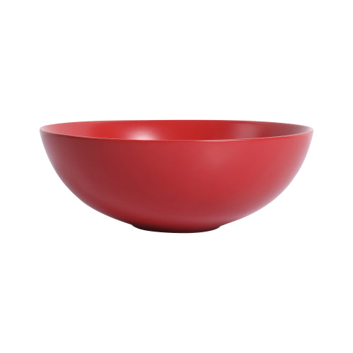Ceramic Countertop Art Wash Basin, Vessel Sink(Matt Chinese Red)-Arrisea