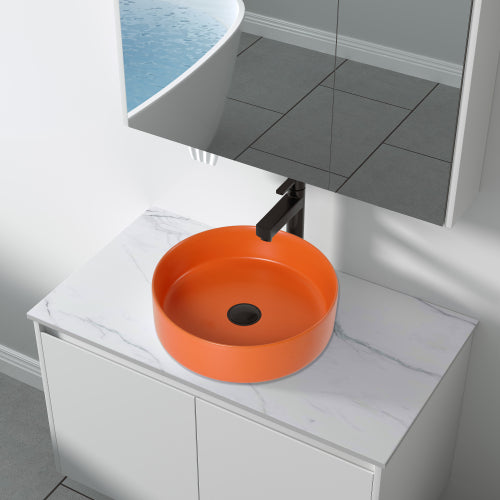 Ceramic Circular Vessel Bathroom Sink Art Sink-Arrisea