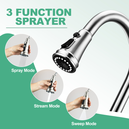 CF-15029 Touch And Infrared Sensing Faucet With Pull-down Sprayer-Arrisea