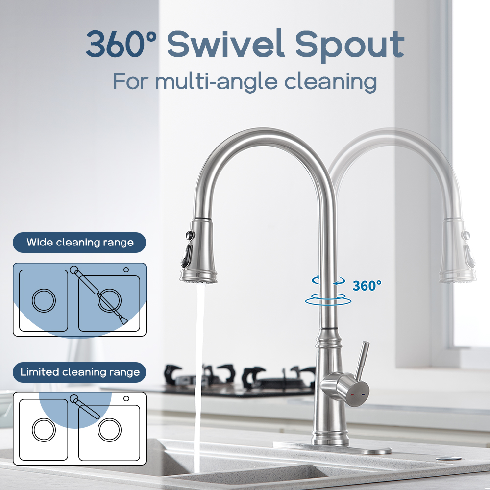 CF-15051 Pull Down Kitchen Faucet-Arrisea