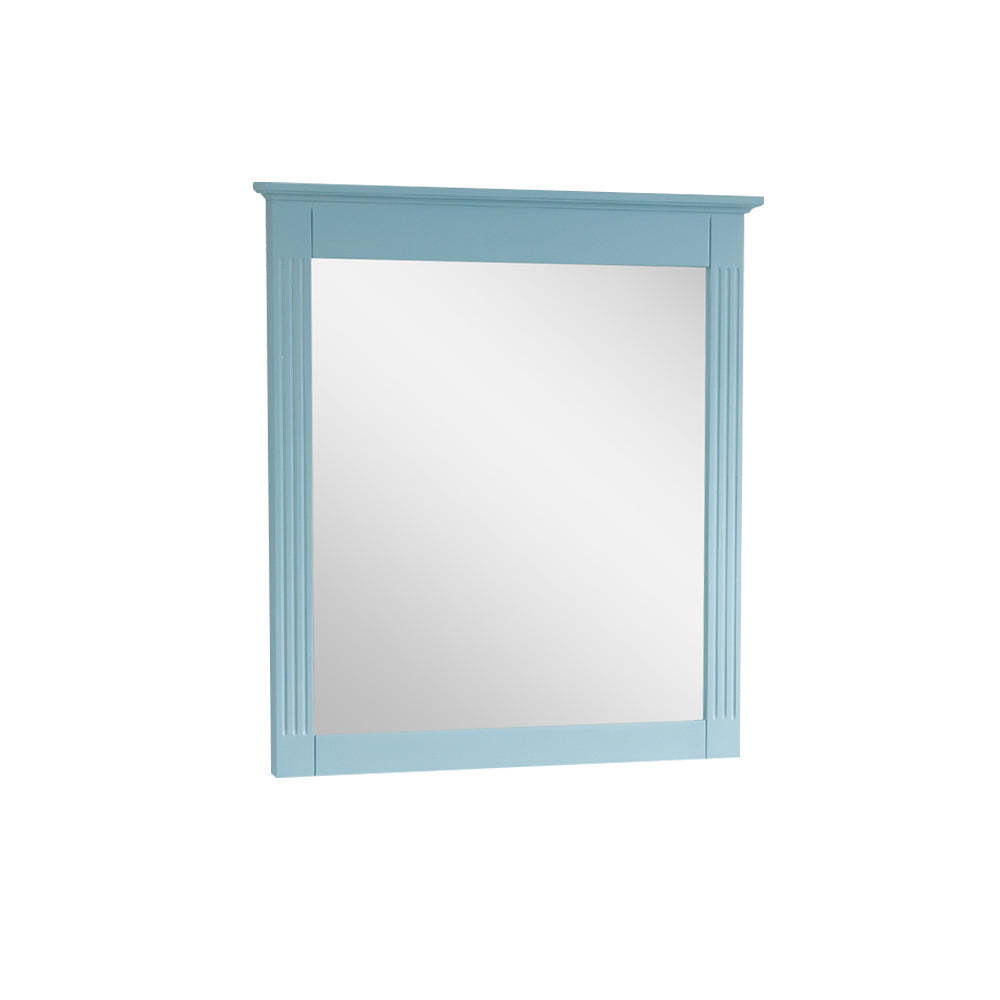 32 in. W x 33 in. H Wall-Mounted Wooden Framed Vanity Mirror Makeup Bathroom Wall Mirror-Arrisea