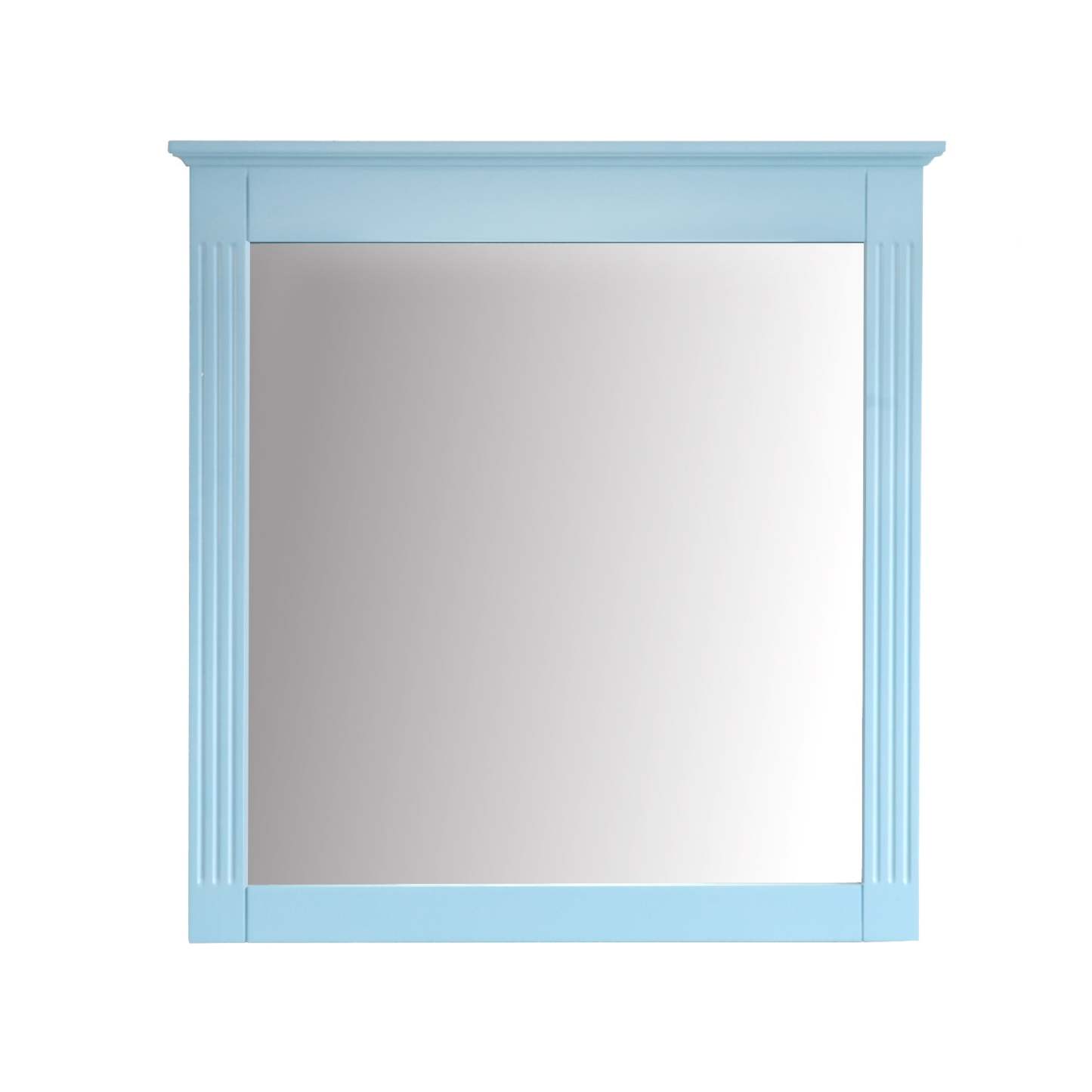 32 in. W x 33 in. H Wall-Mounted Wooden Framed Vanity Mirror Makeup Bathroom Wall Mirror-Arrisea