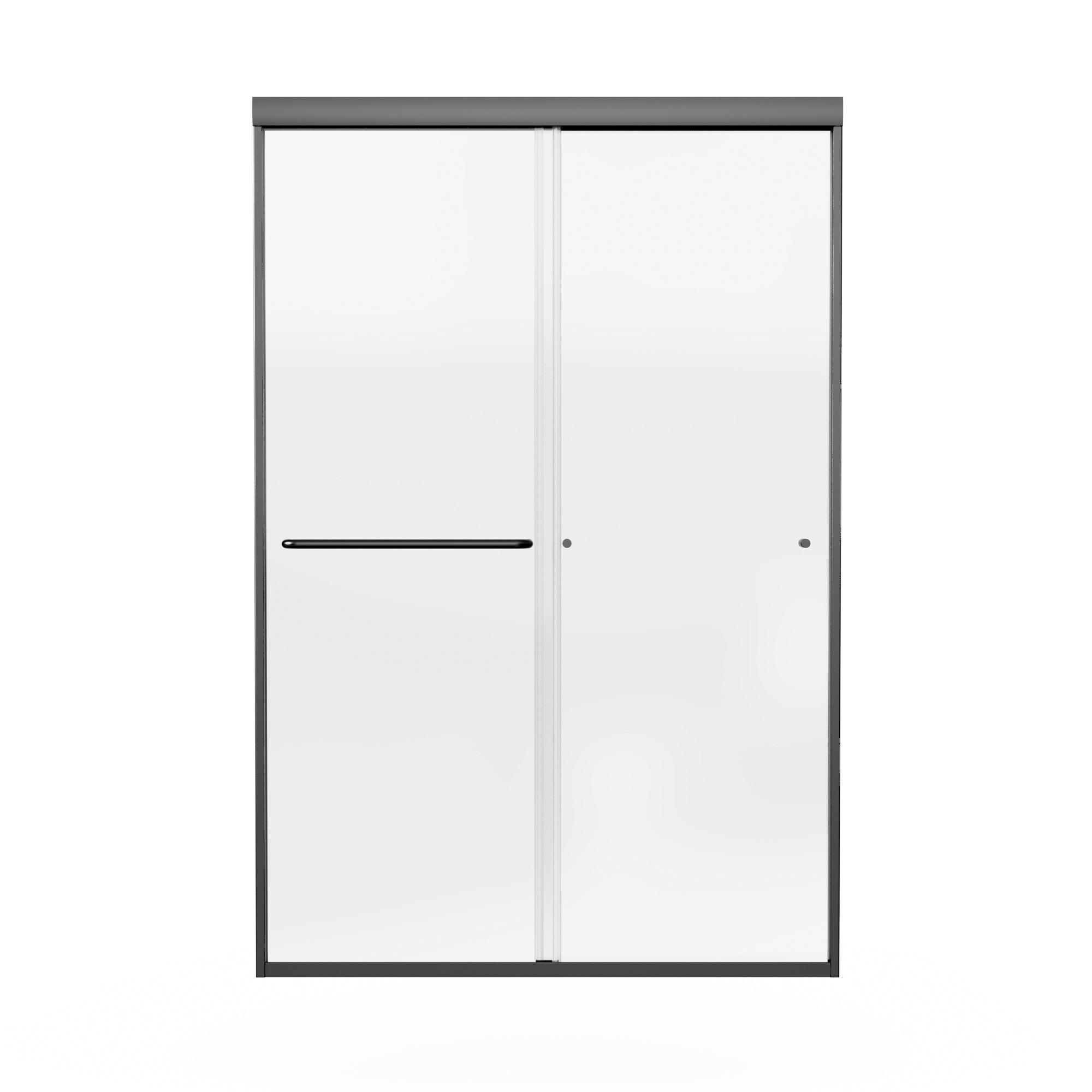 48 in. W x 72 in. H Sliding Framed Shower Door Finish with Clear Glass-Arrisea