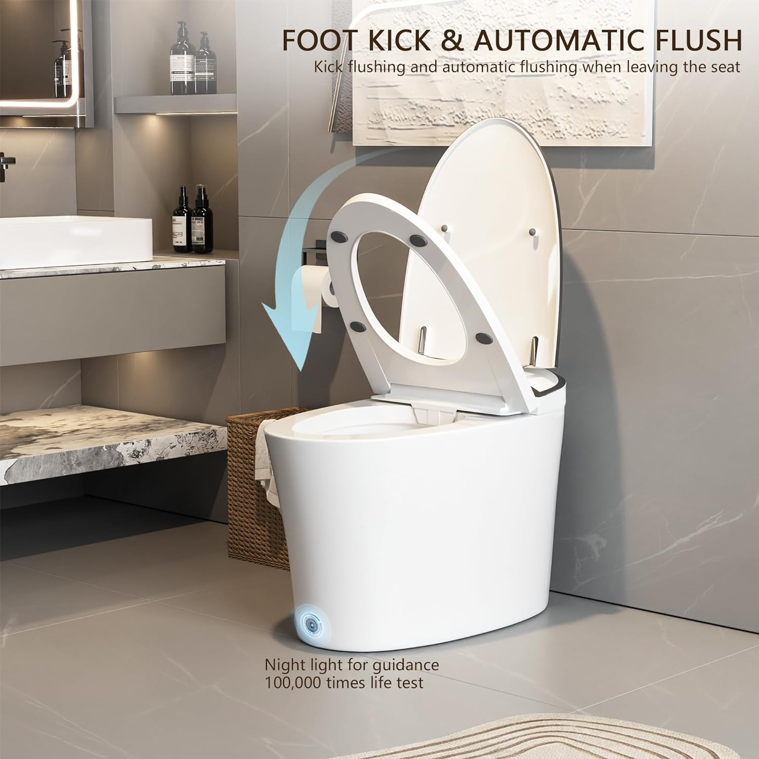 Smart Toilet DV-1S0019 White-Arrisea