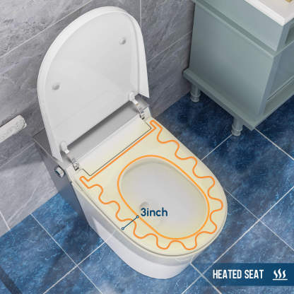 Smart Toilet Remote Control Tankless Intelligent Toilets Automatic Bidet BP101