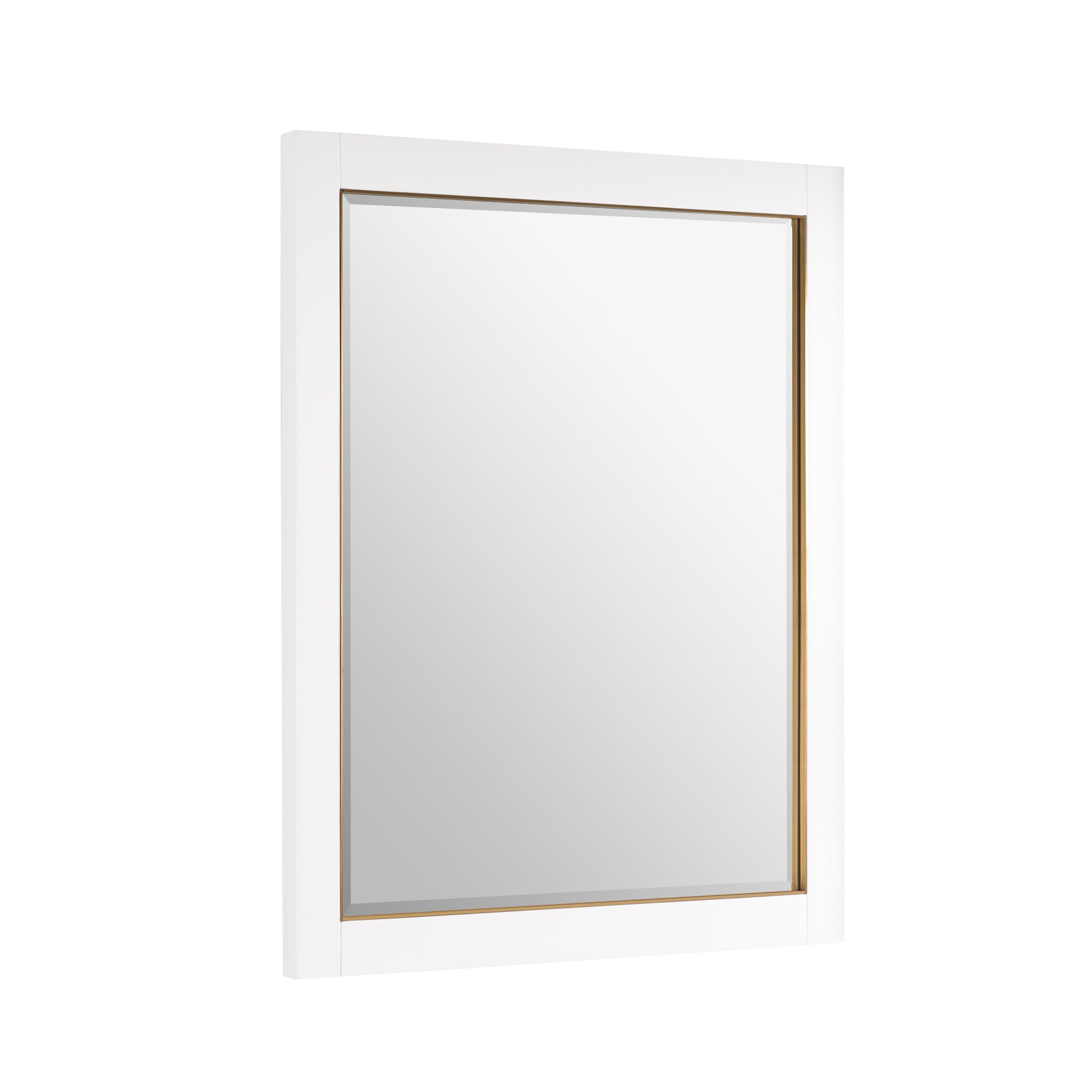 24 in. W x 32 in. H Framed Rectangular Beveled Edge Bathroom Vanity Mirror-Arrisea