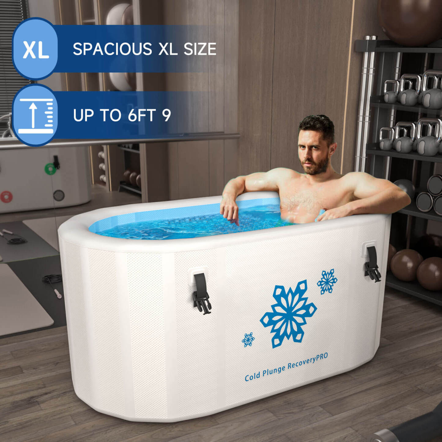Ice Bath Tub CPR-P 135 Gallons with a lid
