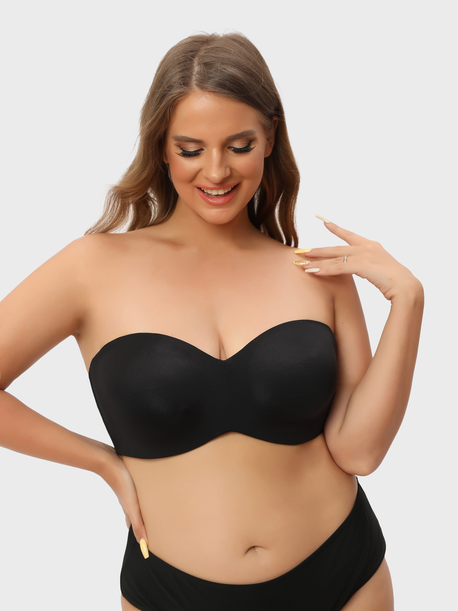 Bras Coluckor Front Closure Back Smoothing Bra Deep Cup Full
