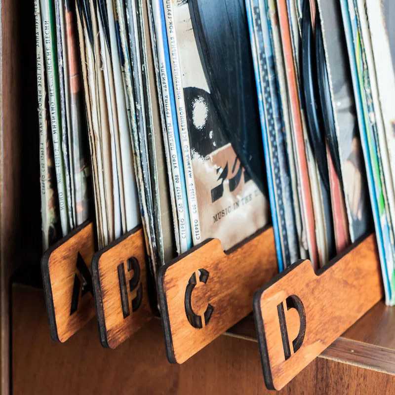 Vinyl record dividers