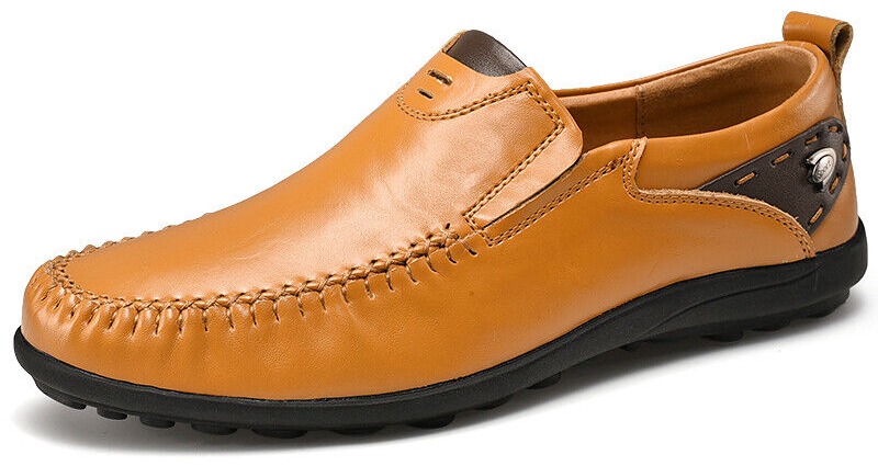 Men&rsquo;s Casual Leather Fashion Slip-on Loafers Shoes Comfortable Driving Size 13 - Picture 11 of 12