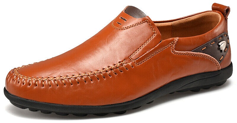 Men&rsquo;s Casual Leather Fashion Slip-on Loafers Shoes Comfortable Driving Size 13 - Picture 12 of 12