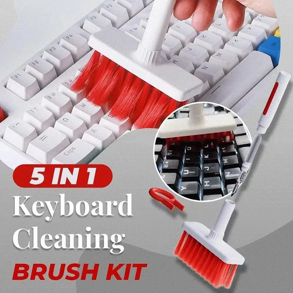 5-in-1 Multi-Function Keyboard Cleaning Brush Kit - Buy 2 Get 2