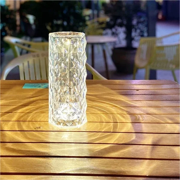 Remote Control Rose Crystal Lamp