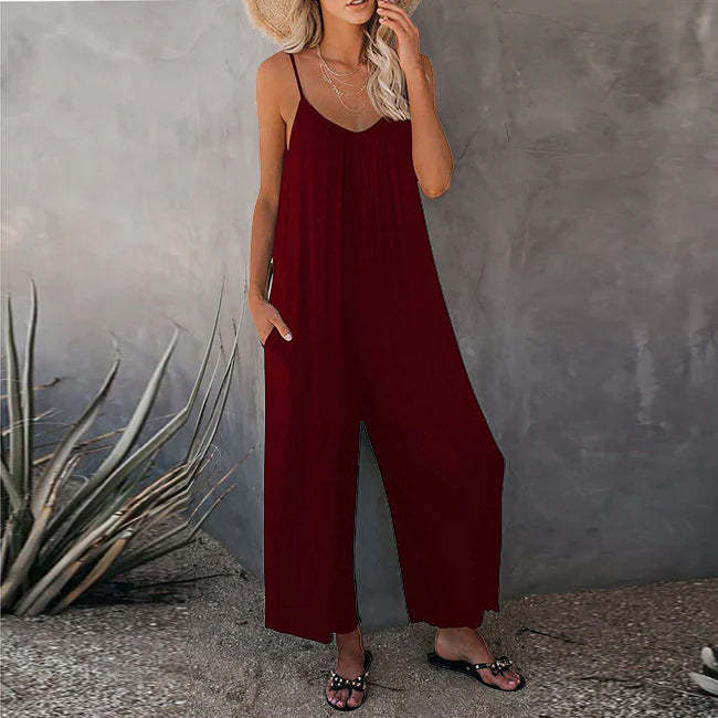 Ultimate Flowy Wide leg Jumpsuit with Pockets