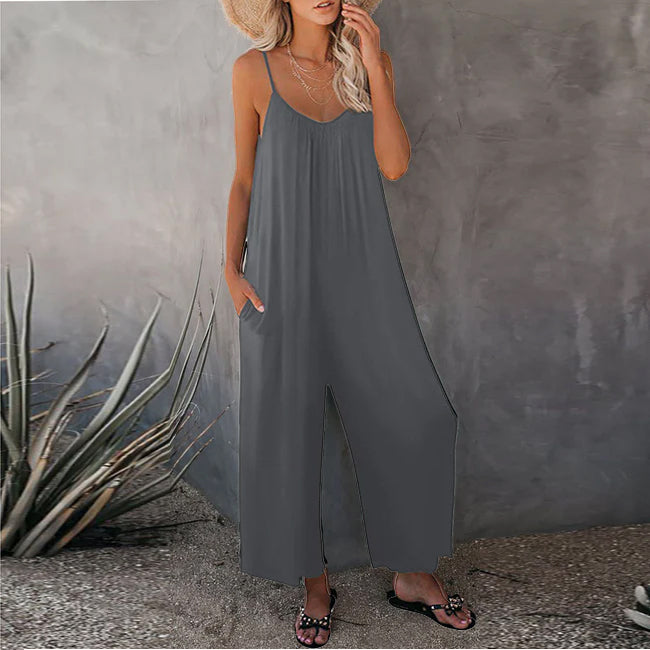 Ultimate Flowy Wide leg Jumpsuit with Pockets