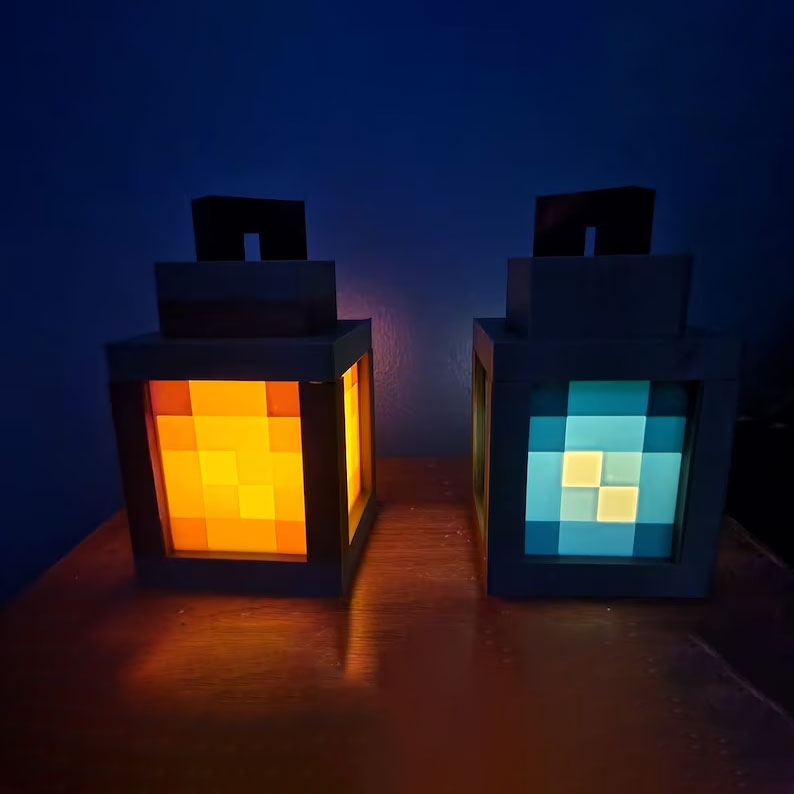 Minecraft Lantern or Soul Lantern Minecraft themed decor and gift