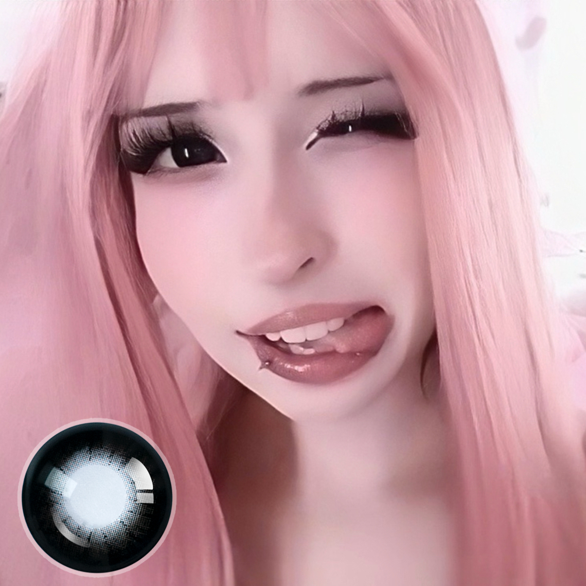 Black Doll Eye (Halloween) | 16mm | Mini Sclera | 1 Year