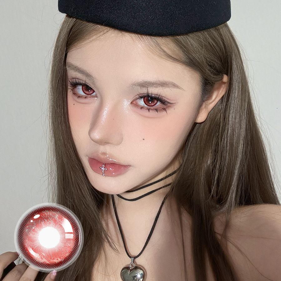 Ember Red Contact Lenses