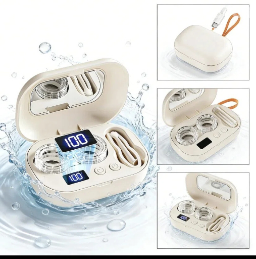 EYEVOS Sparkle Automatic Ultrasonic Contact Lens Cleaner