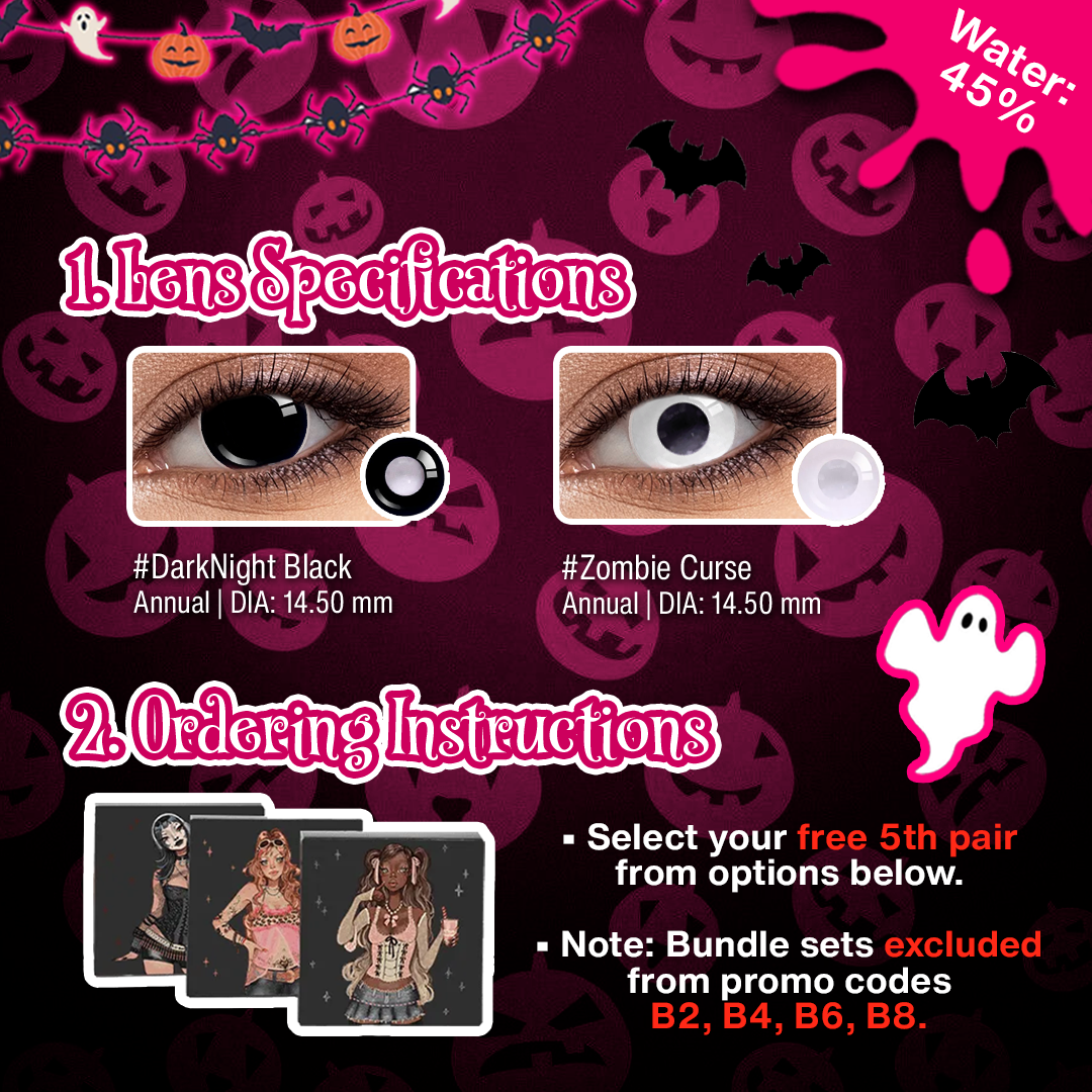 3 Pairs X Zombie Eye Set (Customized✨)