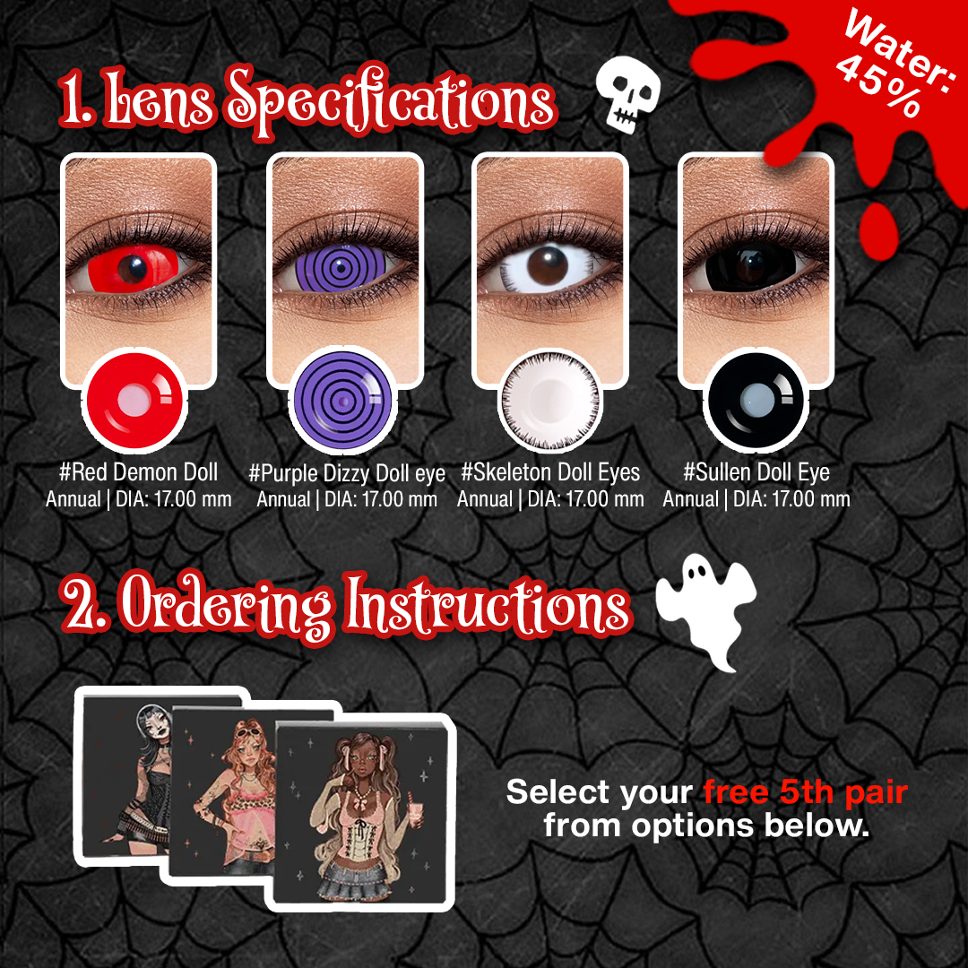 5 Pairs X 17MM Bigger Eye Set (Customized✨) 