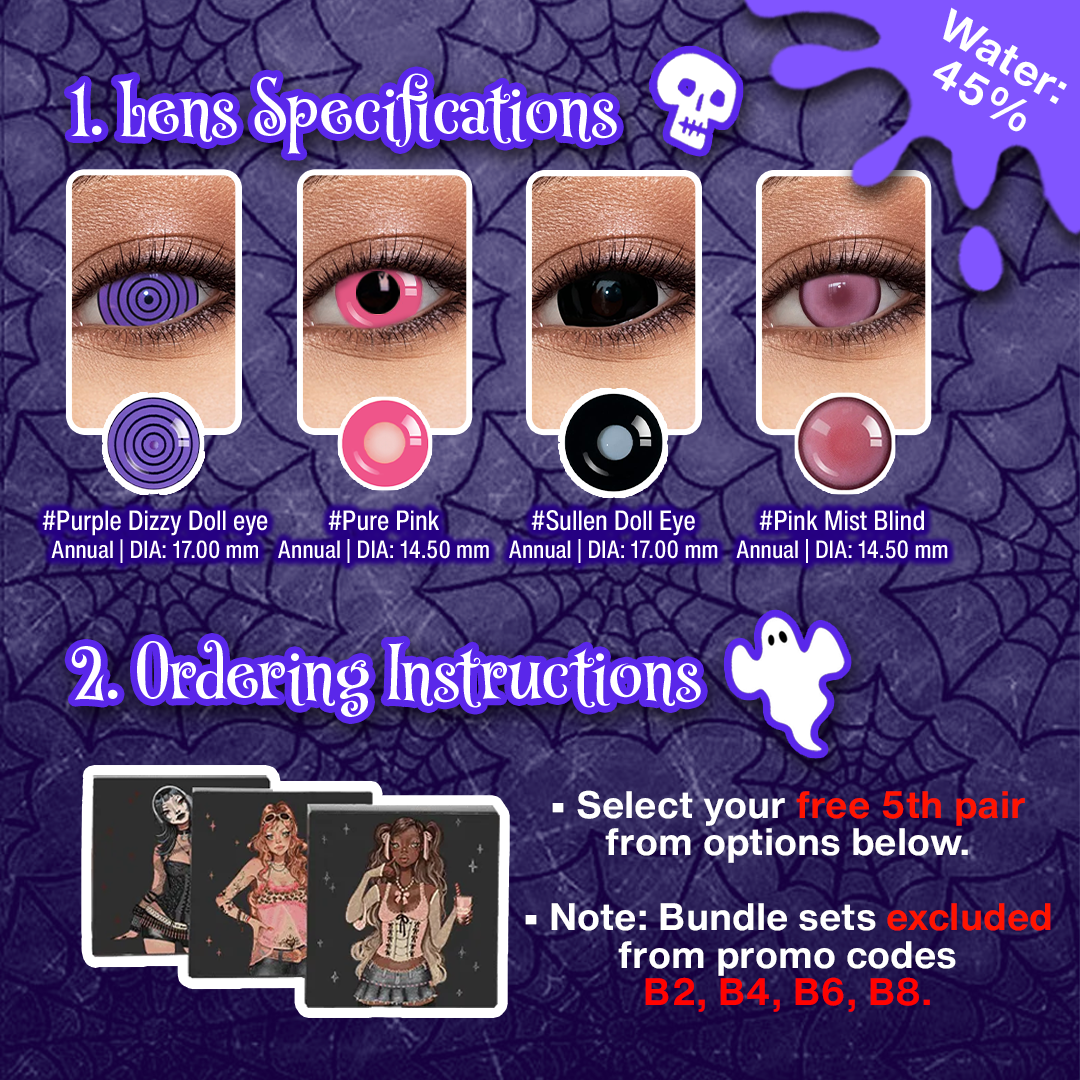 5 Pairs X Creepy Doll Eye Set (Customized✨)