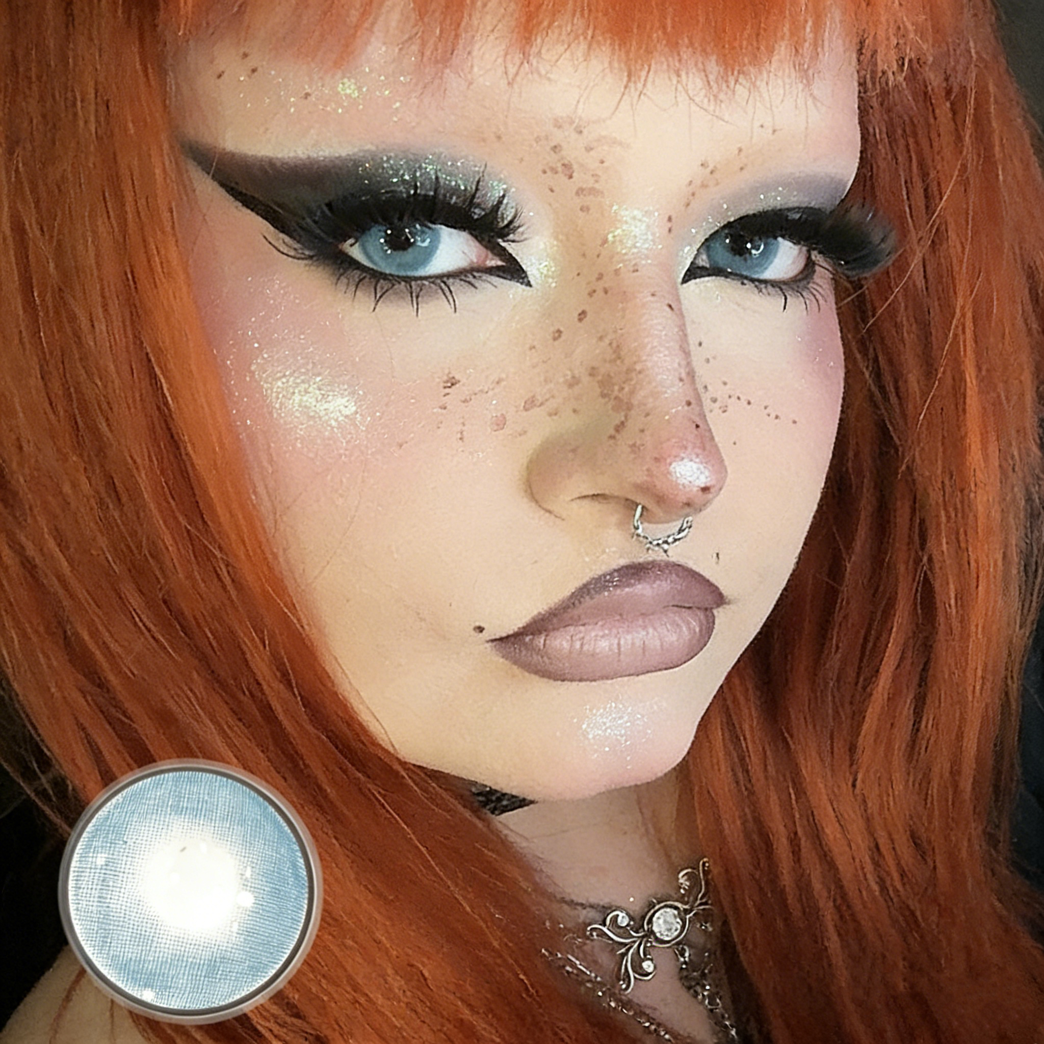 Muaxcoggin's Aurora Blue Contact Lenses