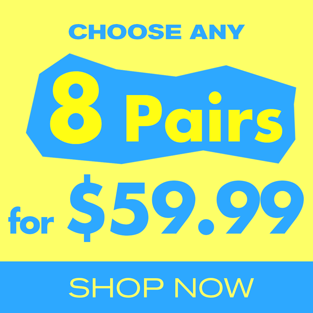 Any 8 Pairs for $59.99