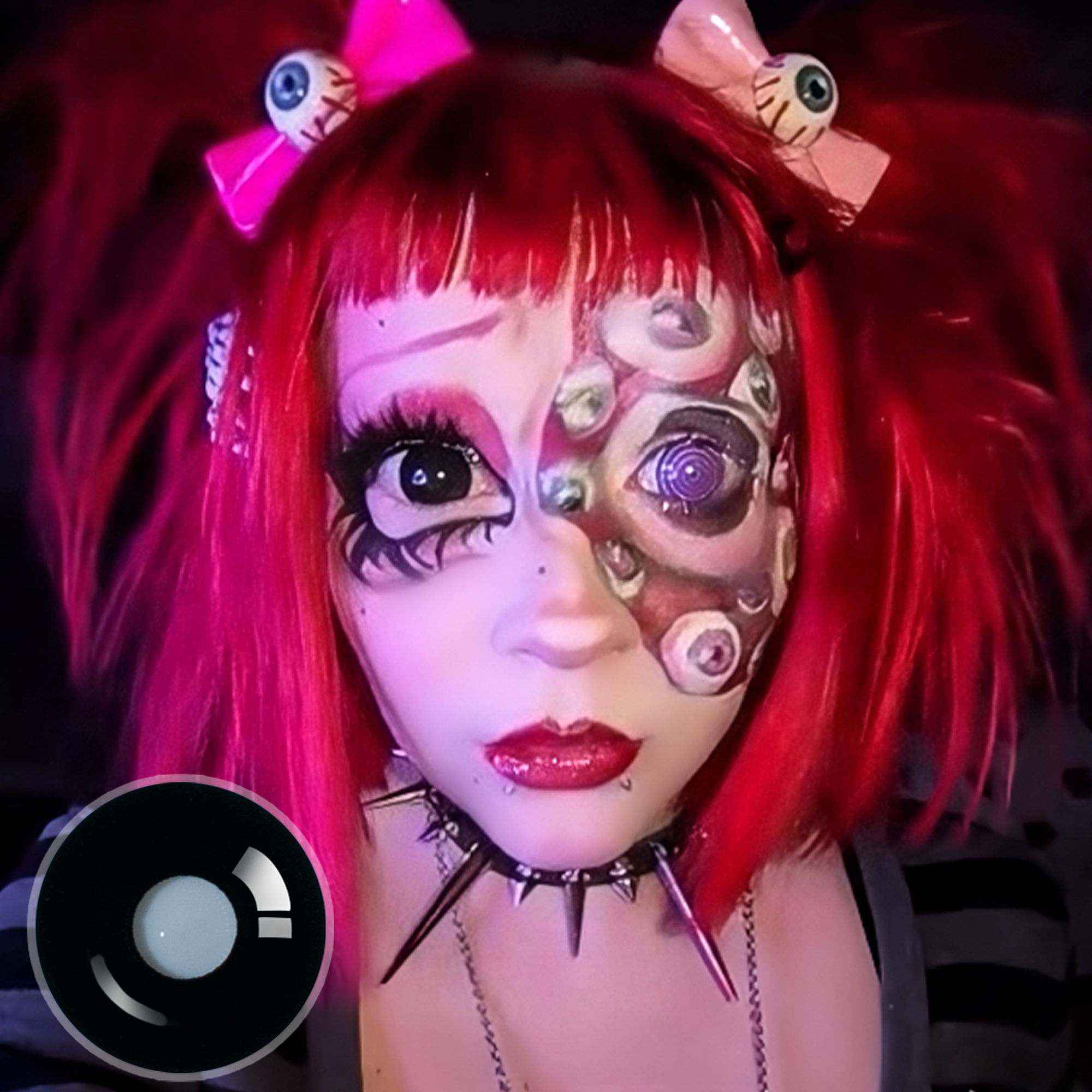 plusboy02_ X Sullen Doll Eye | Enlarge | Black | 17mm | 1 Year