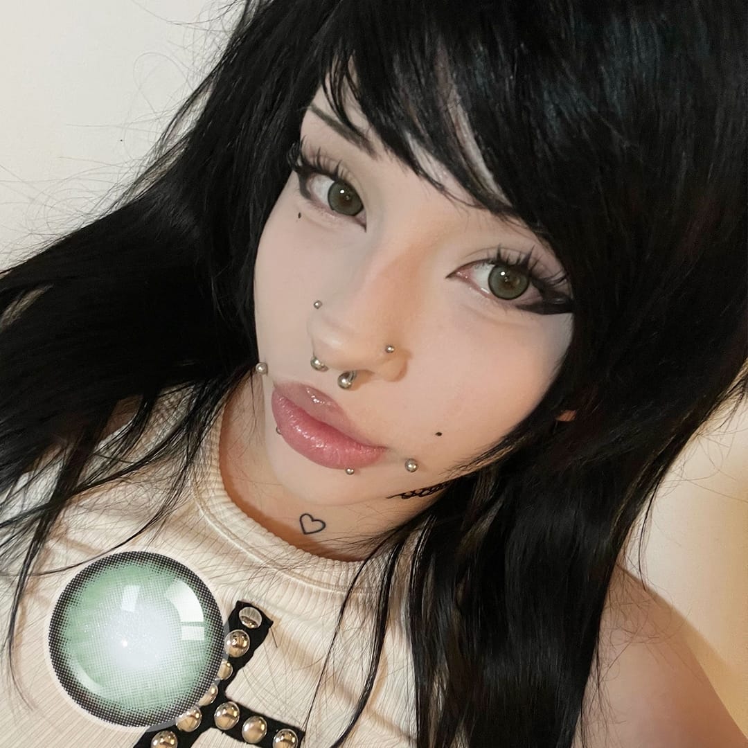 Poopie's Fishtail Green Contact Lenses