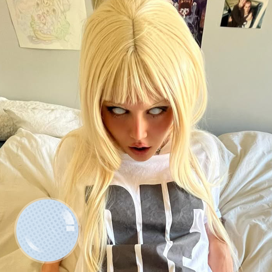 fawnpond's Gridding White | Cos | Zombie | 14mm | 1 Year