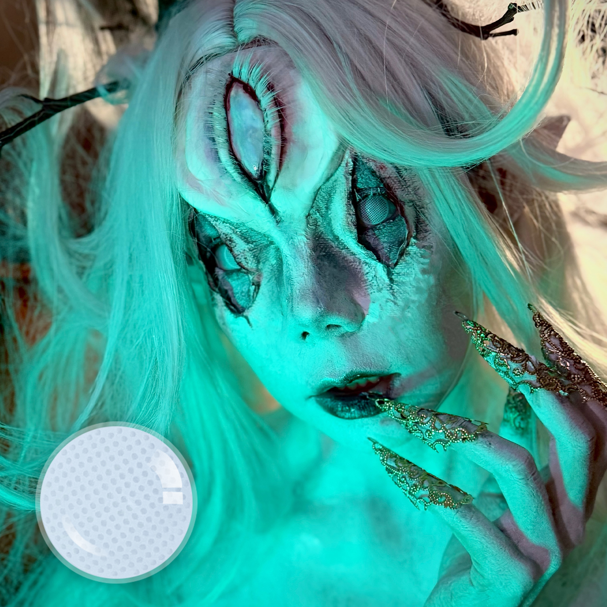 rinadiamant Gridding White (Halloween) | Bigger | 1 Year