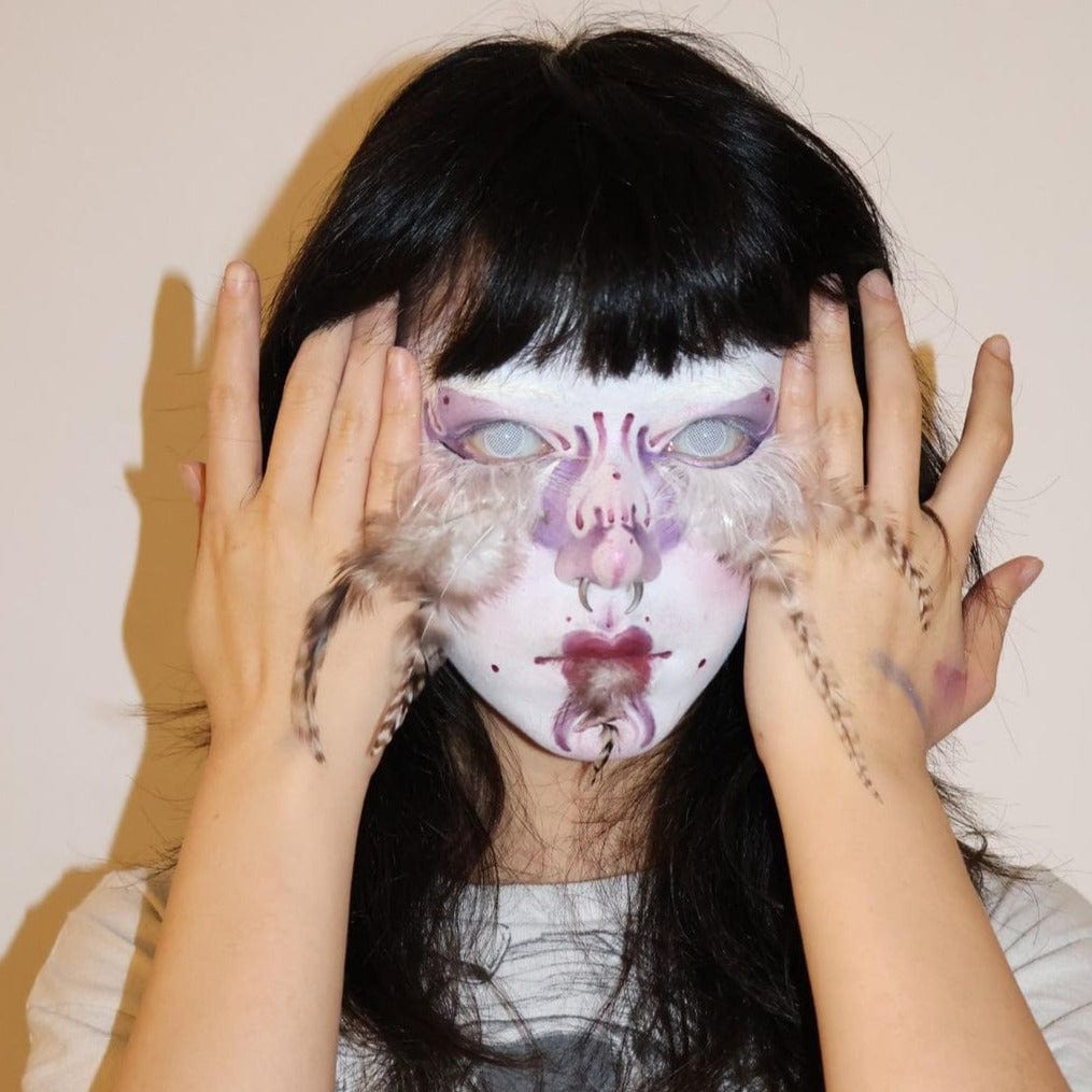 Cat's Gridding White Contact Lenses