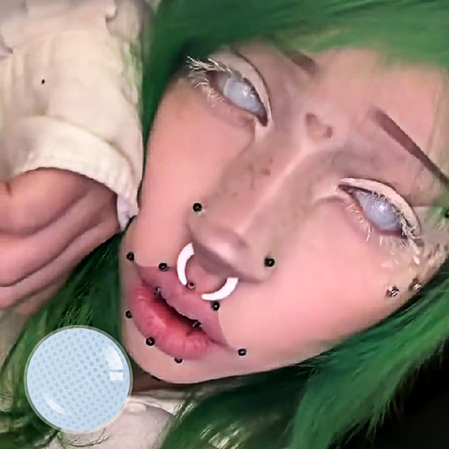 Londonactress's Gridding White | Cos | Zombie | 14mm | 1 Year