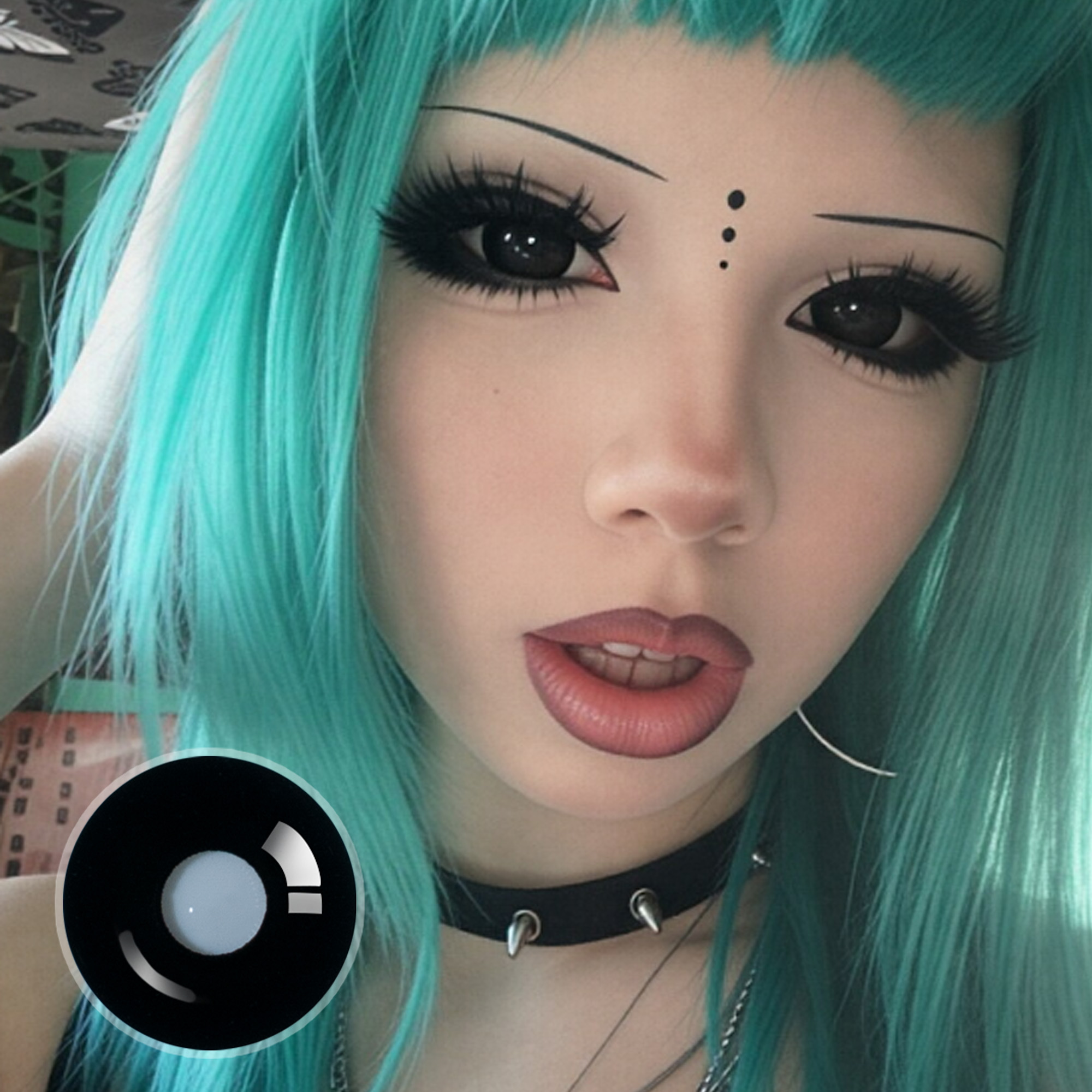 vmp1re.fvngs X Sullen Doll Eye 17mm Mini Sclera (Halloween) Contact Lenses
