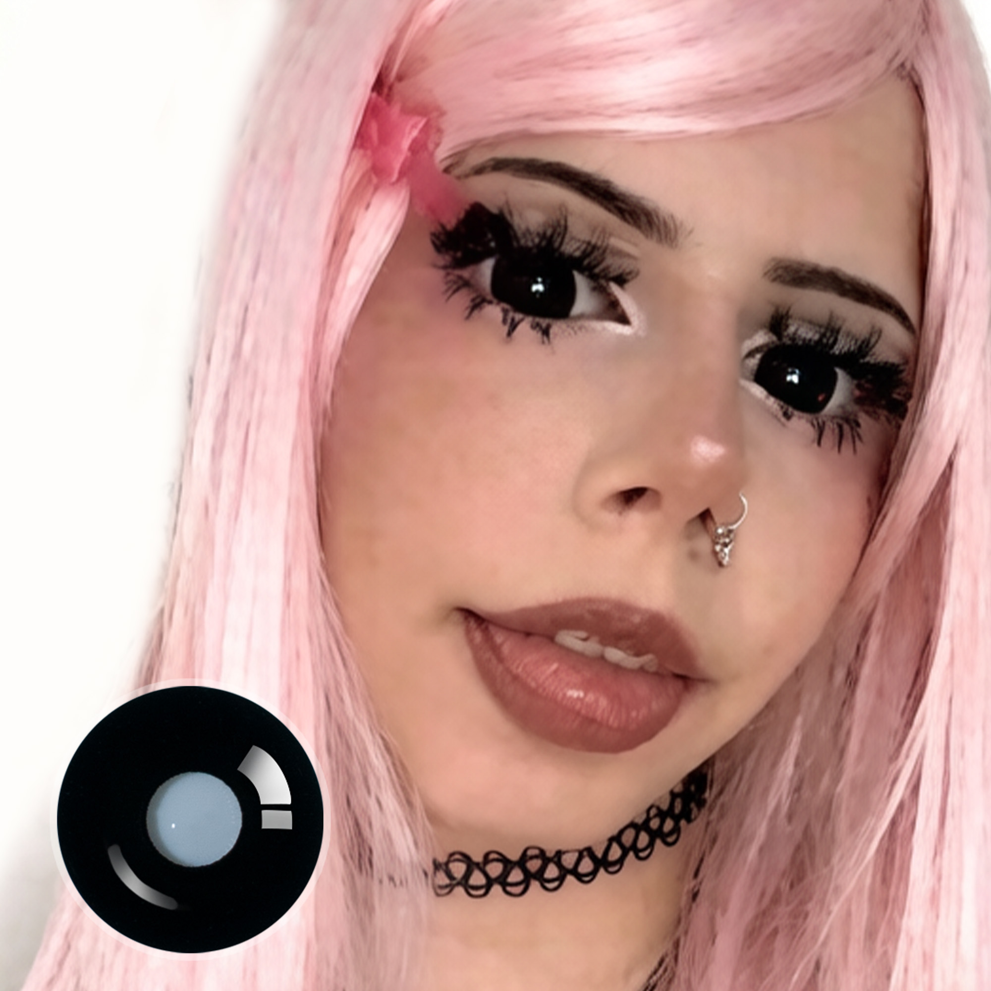 mewypuf X Sullen Doll Eye 17mm Mini Sclera Contact Lenses