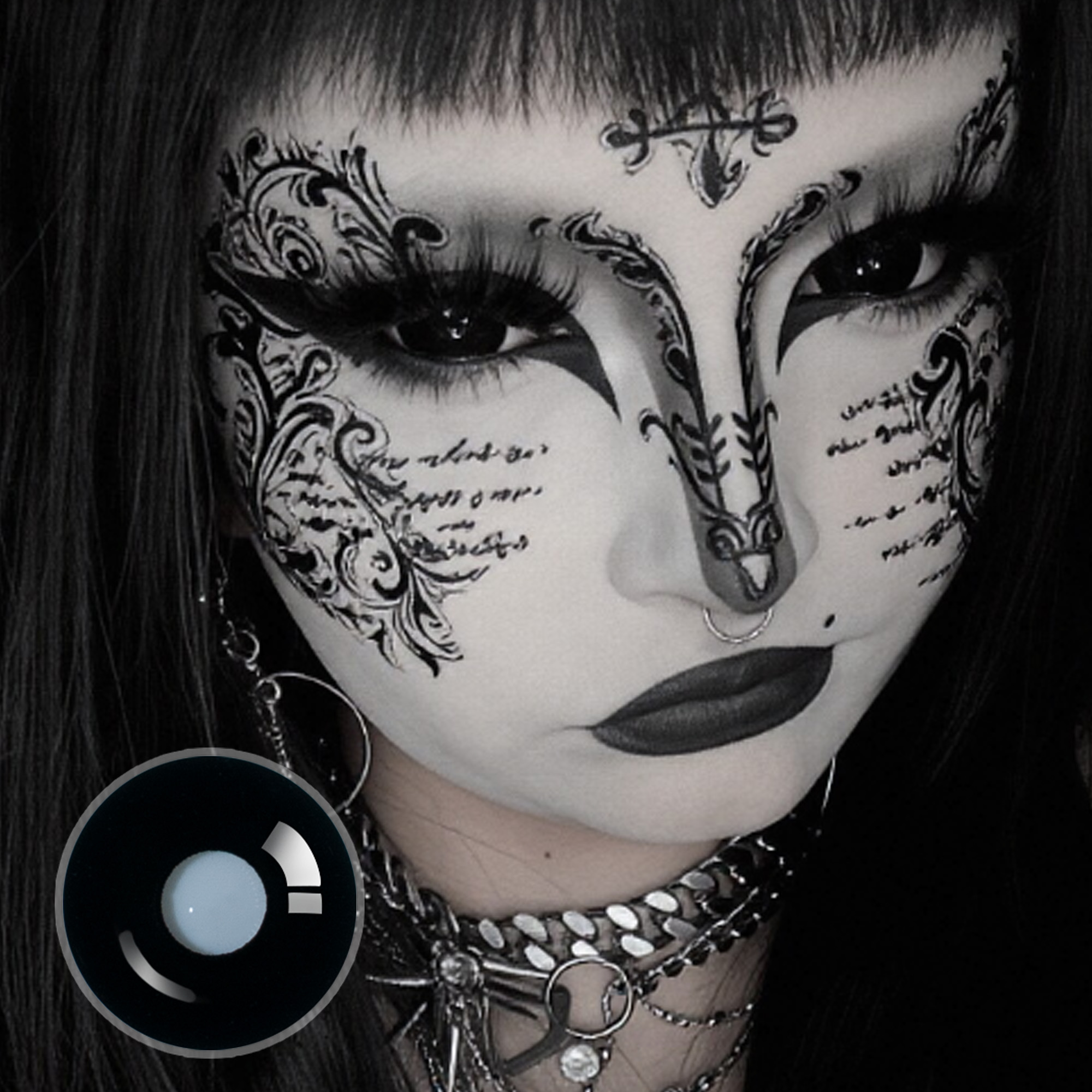 muaxcoggin X Sullen Doll Eye 17mm Mini Sclera Contact Lenses