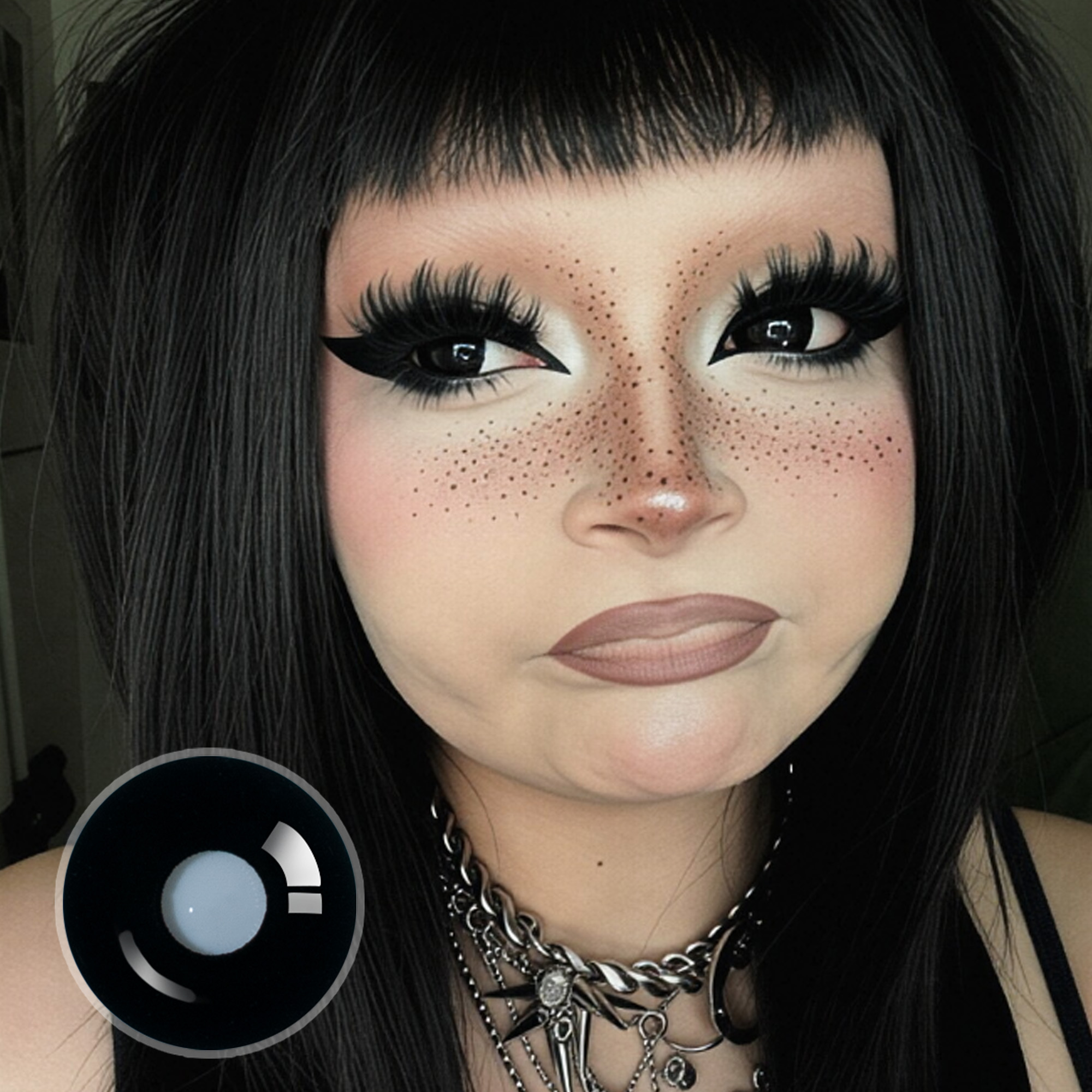 muaxcoggin X Sullen Doll Eye 17mm Mini Sclera Contact Lenses