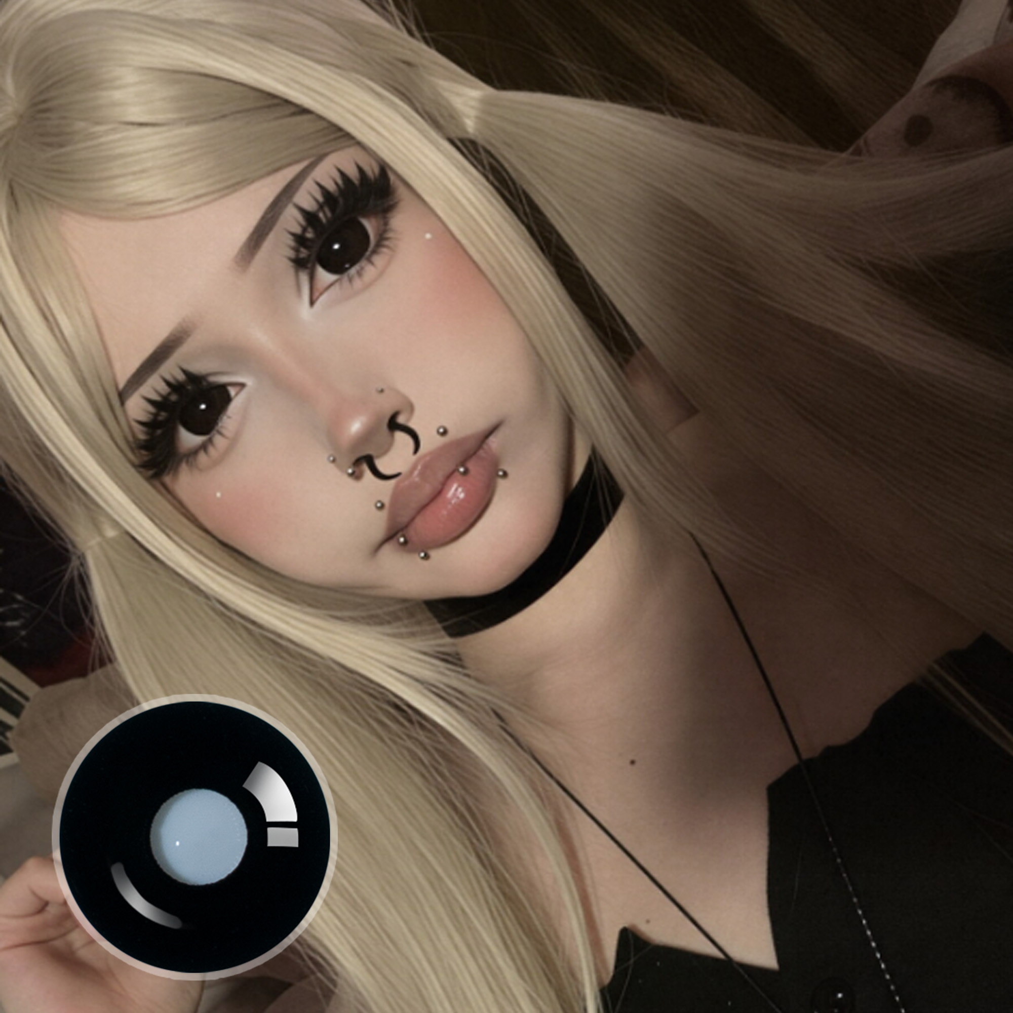 pawsifyy X Sullen Doll Eye | Enlarge | Black | 17mm | Mini Sclera | 1 Year