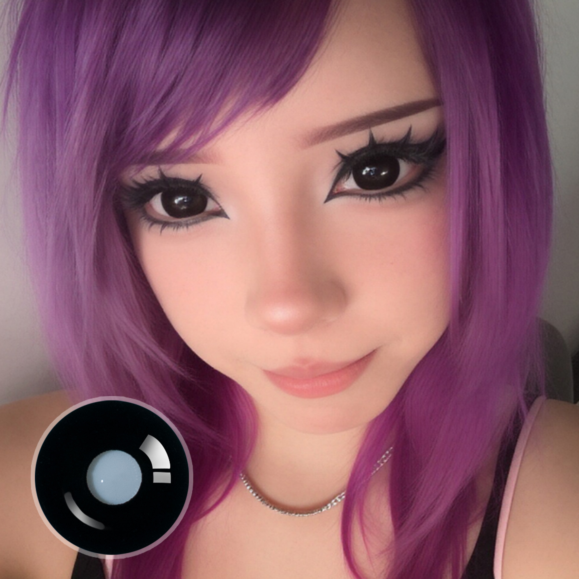 9vicaxd X Sullen Doll Eye 17mm Mini Sclera Contact Lenses