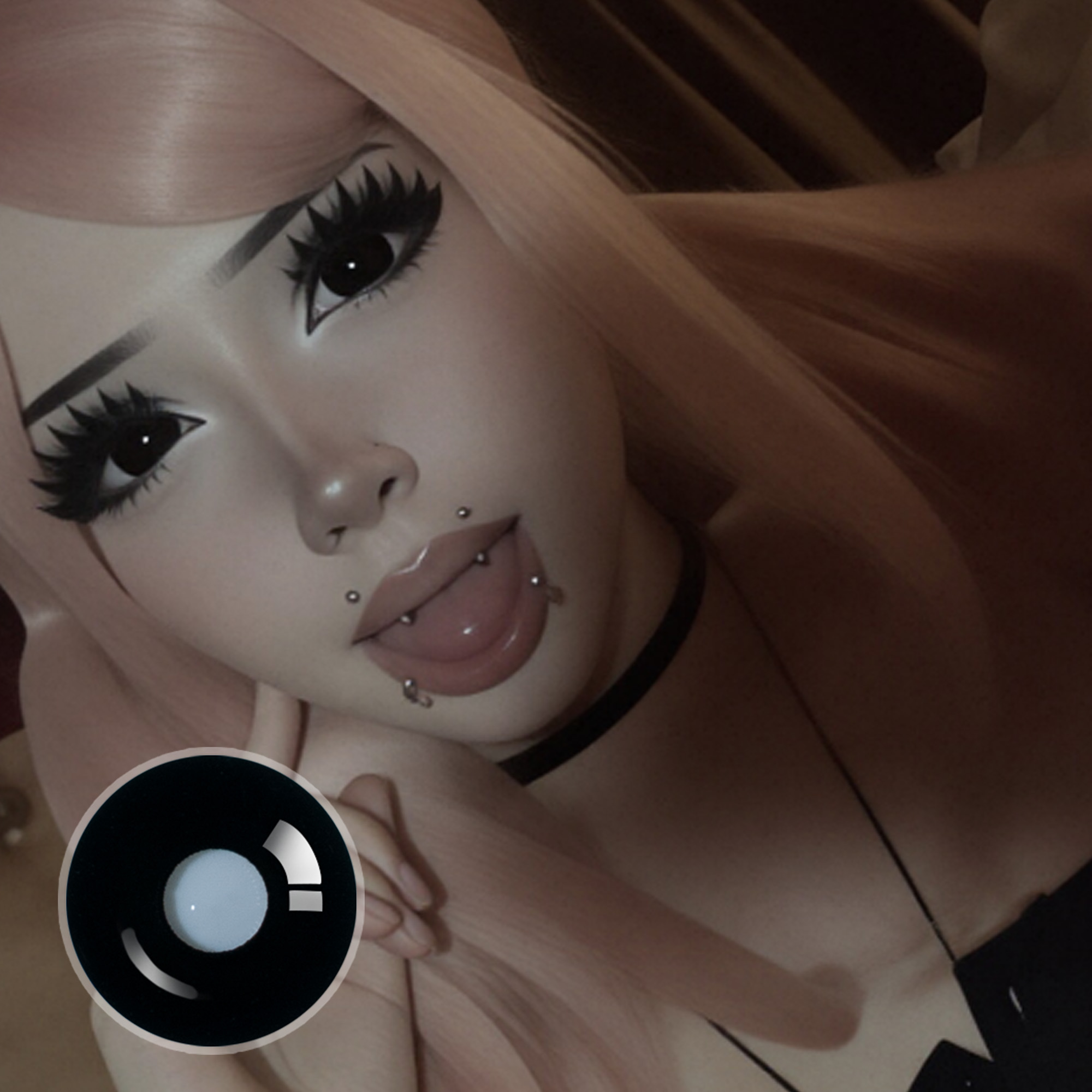 ..pawsifyy X Sullen Doll Eye | Enlarge | Black | 17mm | Mini Sclera | 1 Year