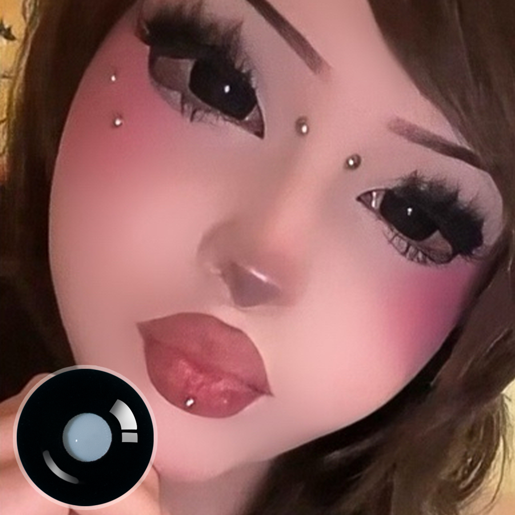 5star_stonerr X Sullen Doll Eye | Enlarge | Black | 17mm | 1 Year