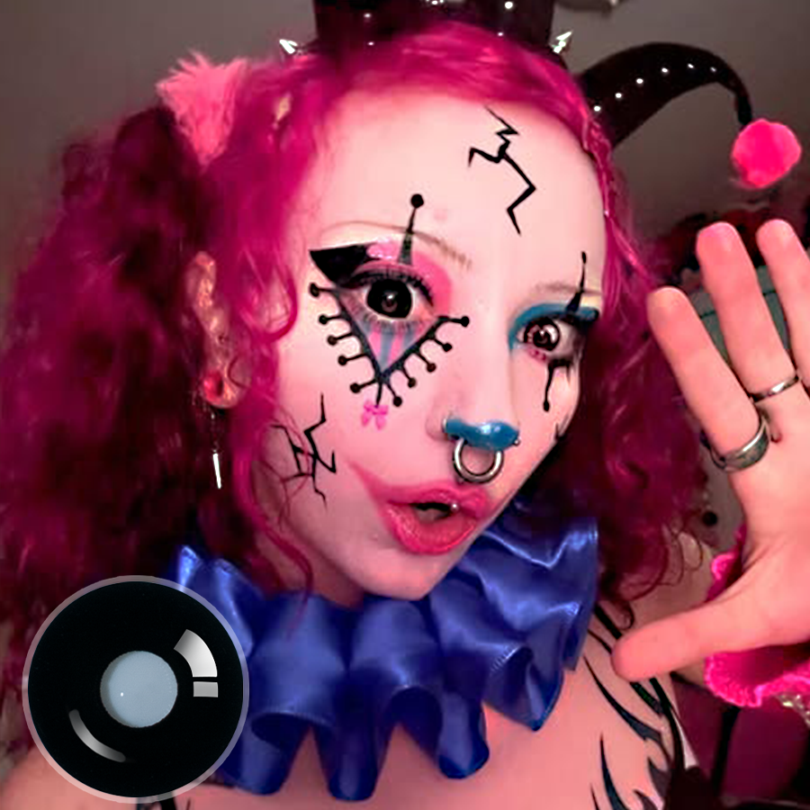 Isa's Sullen Doll Eye 17mm Mini Sclera (Halloween) Contact Lenses