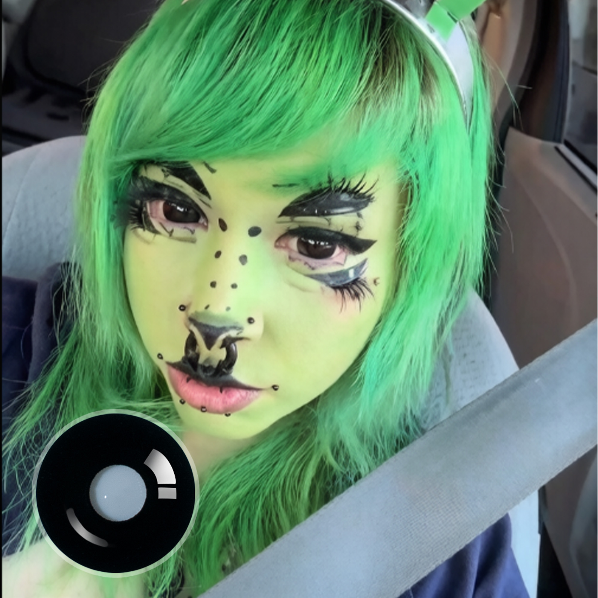 sexremorse X Sullen Doll Eye | Enlarge | Black | 17mm | Mini Sclera | 1 Year