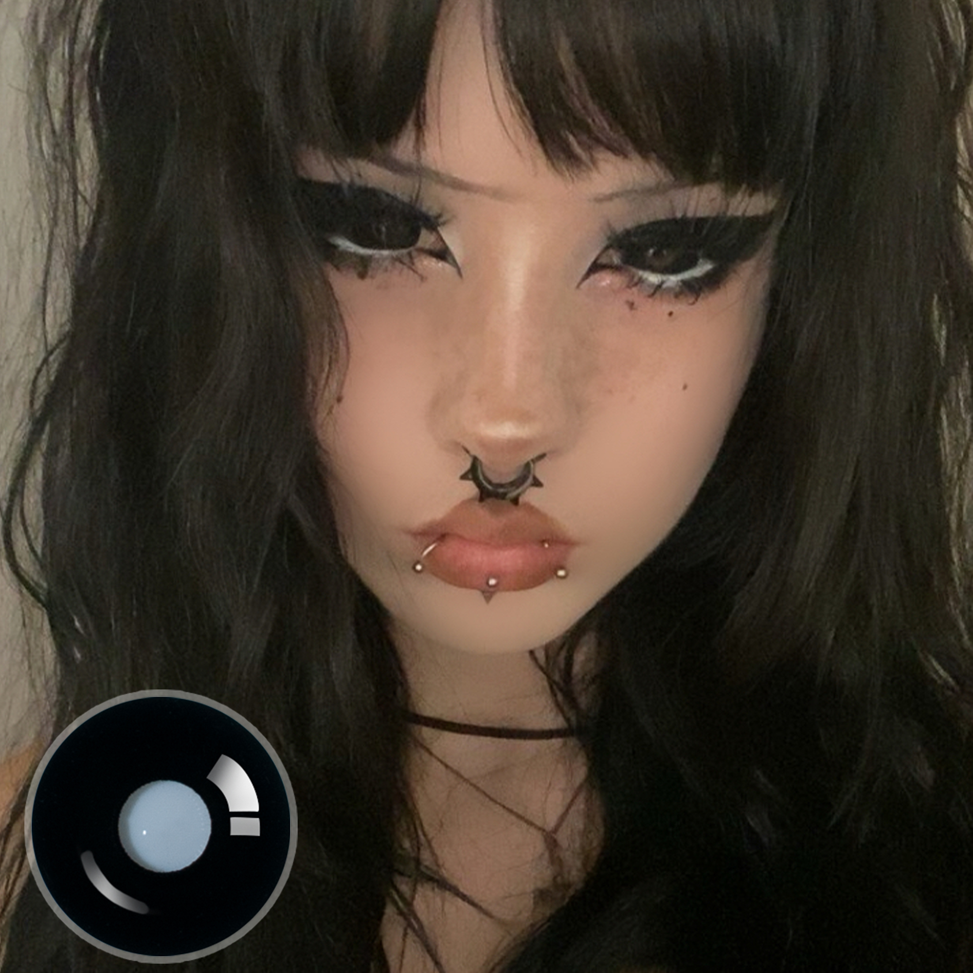 chemiqualplanets X Sullen Doll Eye | Enlarge | Black | 17mm | 1 Year