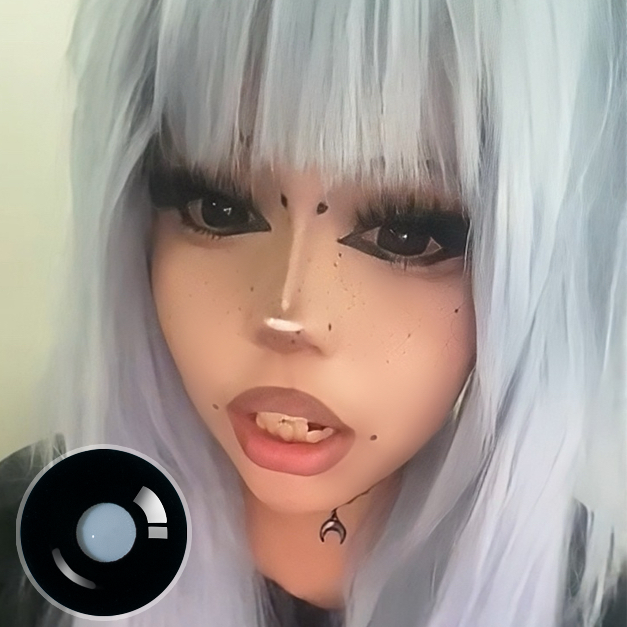 3ae3y X Sullen Doll Eye | Enlarge | Black | 17mm | 1 Year
