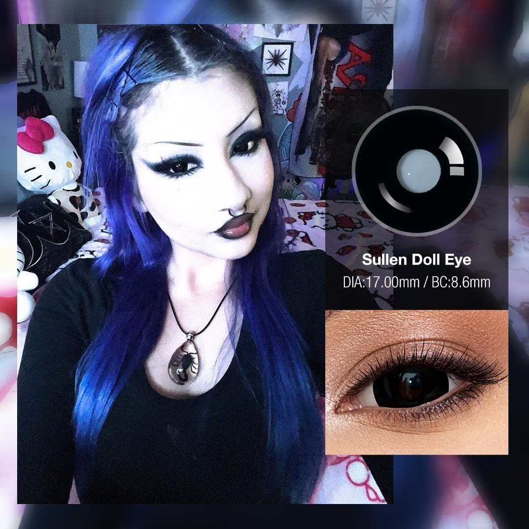 Pixy's Sullen Doll Eye 17mm Mini Sclera Contact Lenses